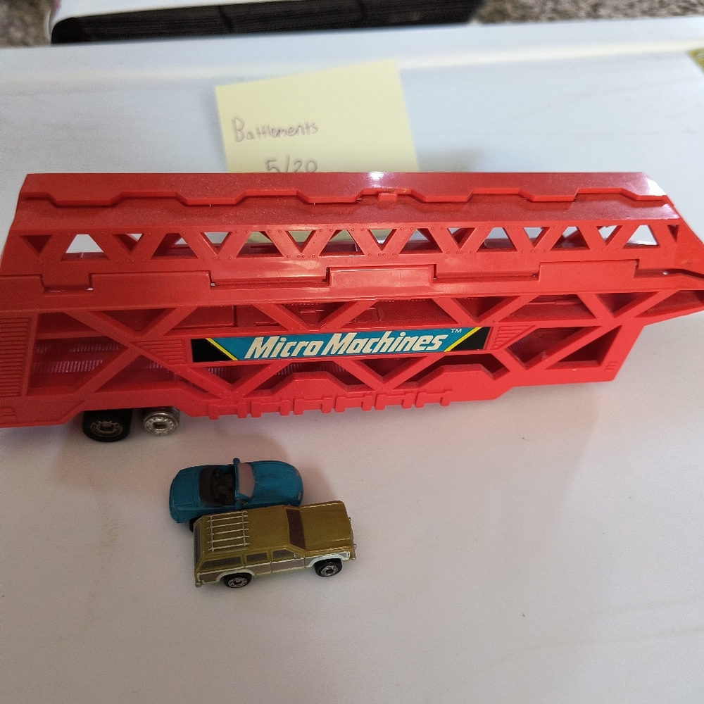 MicroMachines by GALOOB (1986 era) with some 1997 and varying dates, all vintage